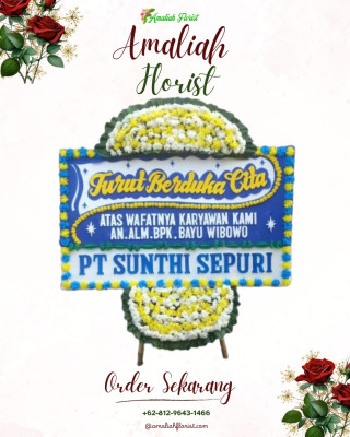 Papan Bunga Duka di Bale