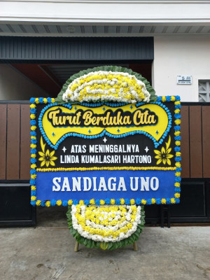 Papan Bunga Duka di Bale